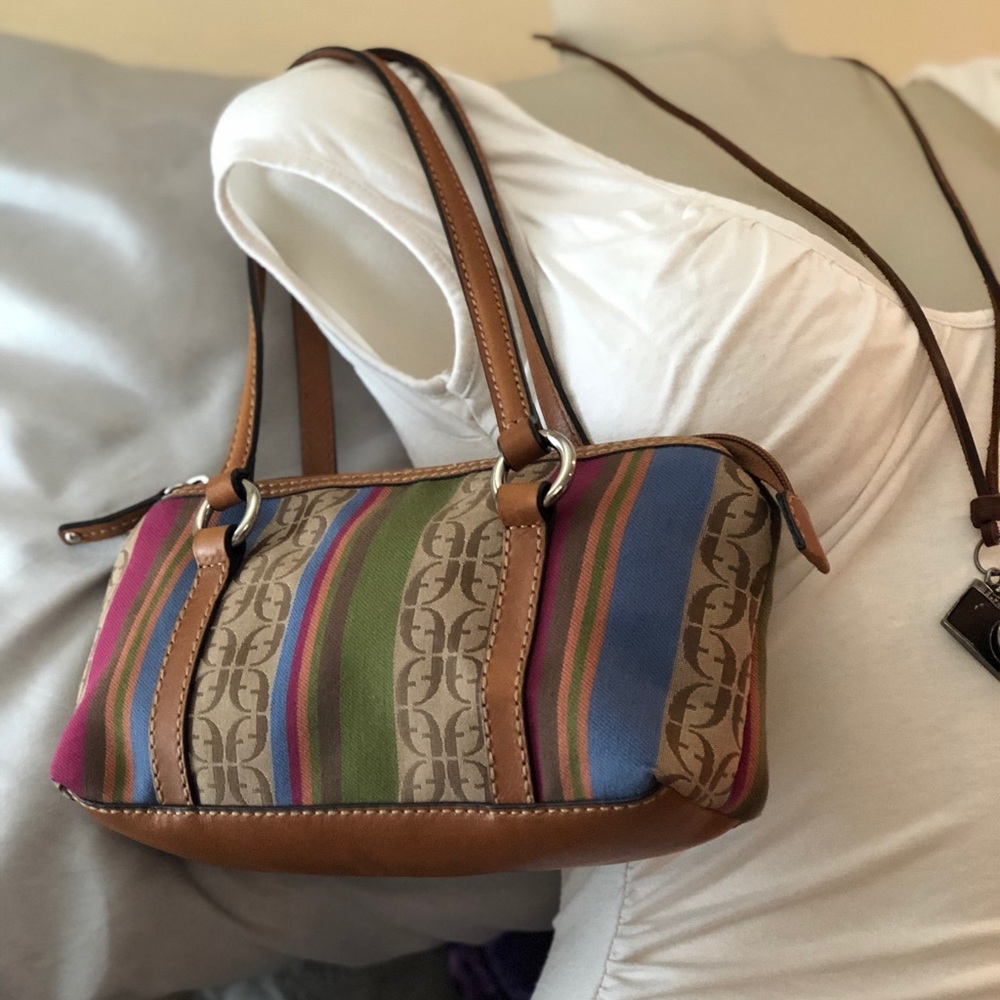 Fossil Multicolored Canvas Bag Mini - image 1
